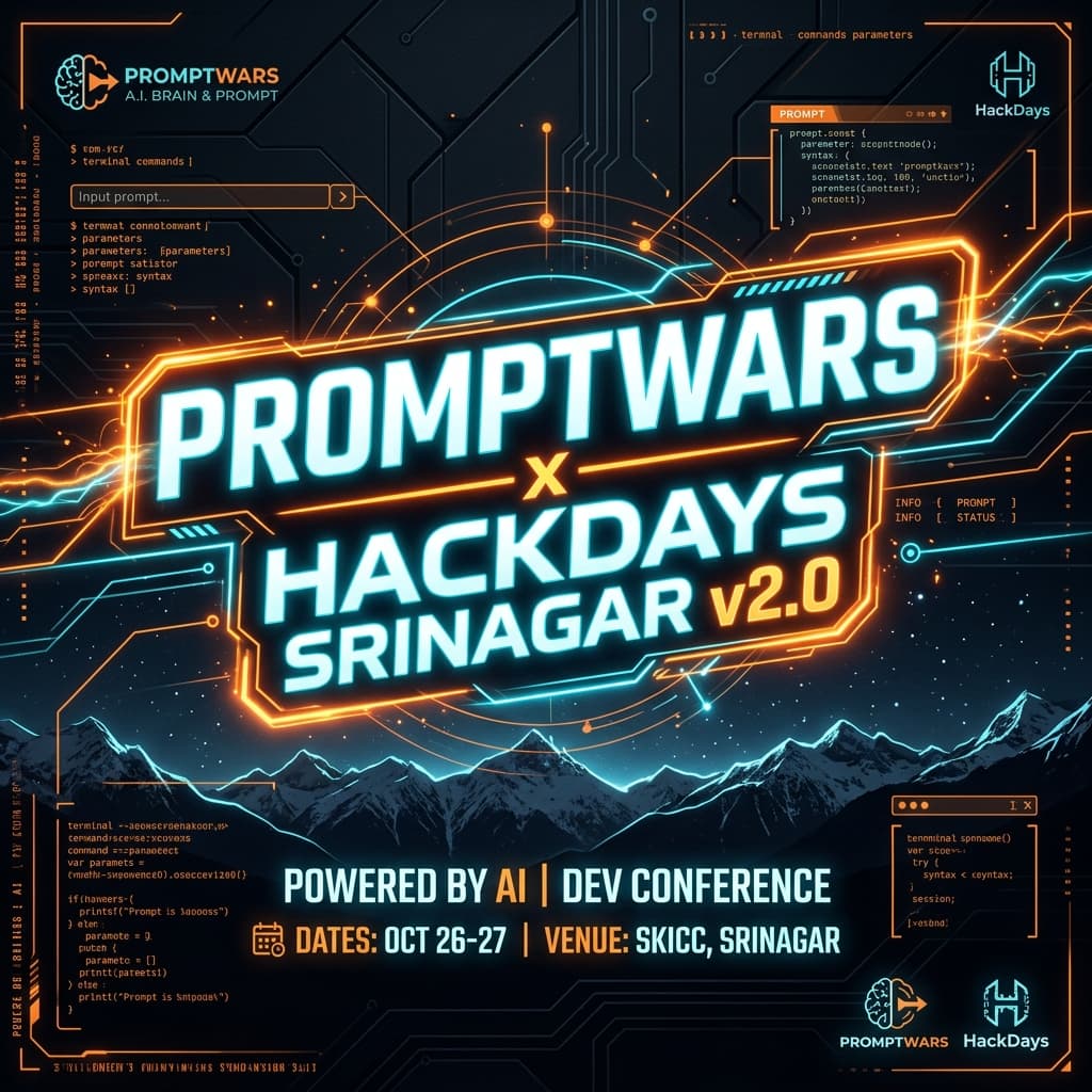 PromptWars X Hackdays Srinagar v2.0